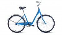 Велосипед FORWARD GRACE 26 1.0 (26" 1 ск. рост. 17") 2022, синий/белый