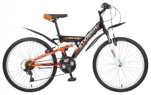 Велосипед 24" Stinger BANZAI 16.5" ОРАНЖ  TZ30/TY21/RS35 24SFV.BANZAI.16OR6