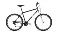 Велосипед ALTAIR MTB HT 26 1.0 (26" 7 ск. рост. 19") 2022, черный/серый