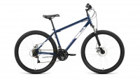 Велосипед ALTAIR MTB HT 27,5 2.0 D (27,5" 21 ск. рост. 17") 2022, темно-синий/белый