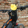 Велосумка Feedbag на руль, серия Bikepacking, р-р 28х19х7 см, цвет черный/жёлтый, правая/левая, PROTECT™
