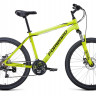 Велосипед FORWARD HARDI 26 2.1 D (26" 21 ск. рост. 18") 2022, ярко-желтый/черный
