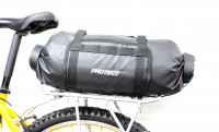 Велосумка на багажник до 17 литров, серия Bikepacking, цвет черный, PROTECT™