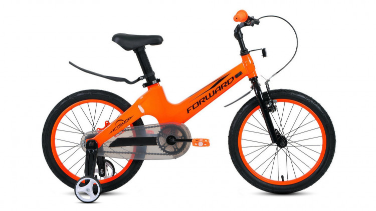 велосипед FORWARD COSMO 18 (18" 1 ск.) 2019-2020, оранжевый