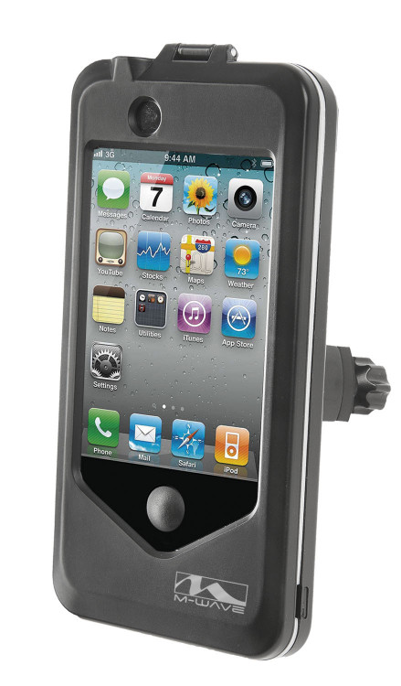 Чехол для смартфона на руль M-WAVE, 115х59х9мм, ABS пластик, черный