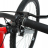 Велосипед FORWARD APACHE 29 2.2 D (29" 21 ск. рост. 21") 2022, красный/серебристый