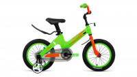 Велосипед FORWARD COSMO 12 (12" 1 ск.) 2020-2021, зеленый, 1BKW1K7A1009