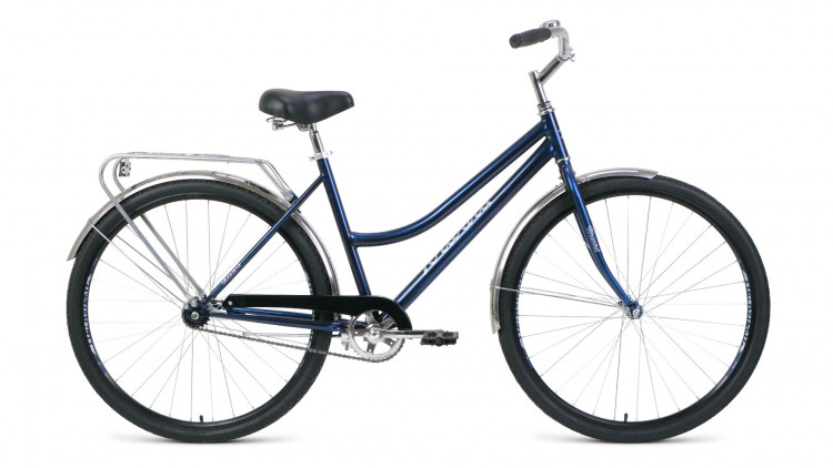 велосипед FORWARD TALICA 28 1.0 (28" 1 ск. рост 19") 2019-2020, темно-синий