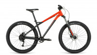 Велосипед FORMAT 1314 PLUS 27,5 (27,5" 9 ск. рост. M) 2023, черный-мат/красный-мат