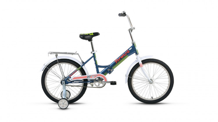 велосипед FORWARD TIMBA 20 (20" 1 ск. рост 13" скл.) 2019-2020, синий