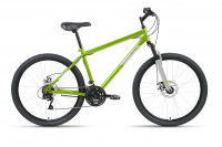 Велосипед ALTAIR MTB HT 26 2.0 D (26" 21 ск. рост. 19") 2022, зеленый/серый