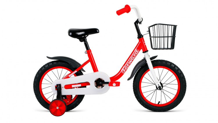 велосипед FORWARD BARRIO 14 (14" 1 ск.) 2019-2020, красный
