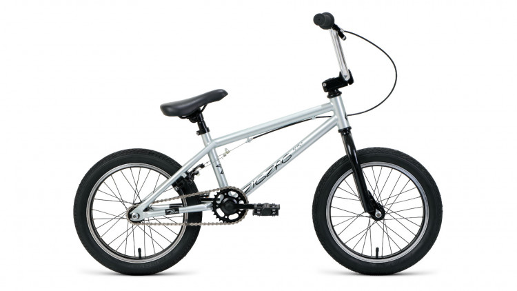 велосипед FORWARD ZIGZAG 16 (16" 1 ск. рост OS) 2019-2020, серый/черный