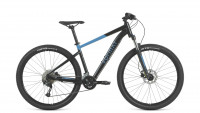 Велосипед FORMAT 1412 27,5 (27,5" 9 ск. рост. L) 2023, черный-мат/синий-мат